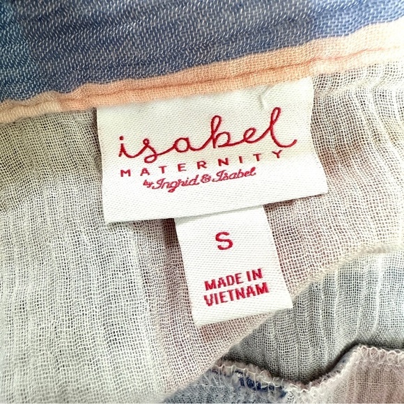 NWOT Isabel Maternity by Ingrid & Isabel Plaid Tunic Shirt Size S - Picture 8 of 9